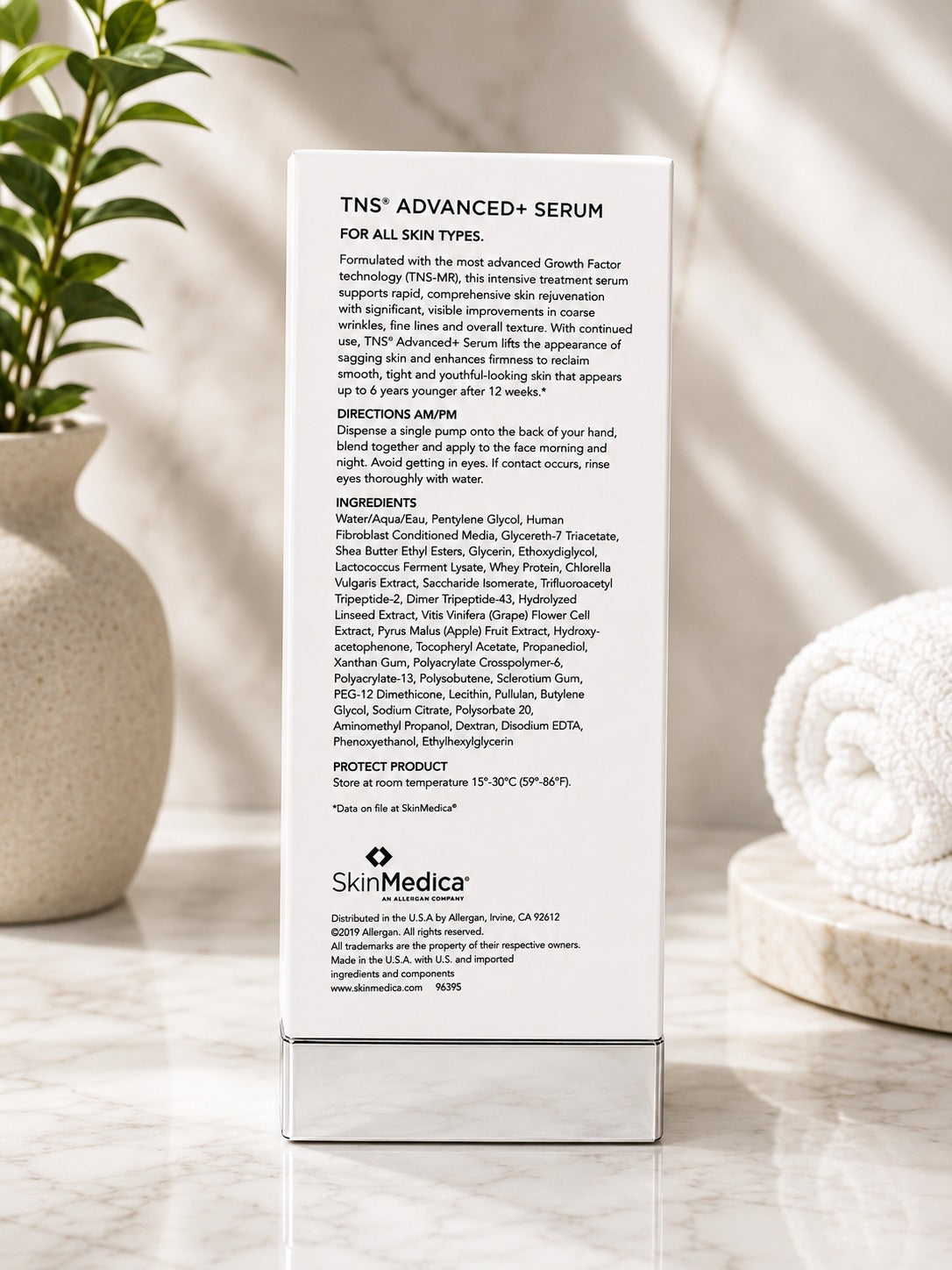 SkinMedica TNS Advanced+ Serum 1 oz / 28.4 g – Anti-Aging Facial Serum with Growth Factors & Peptides