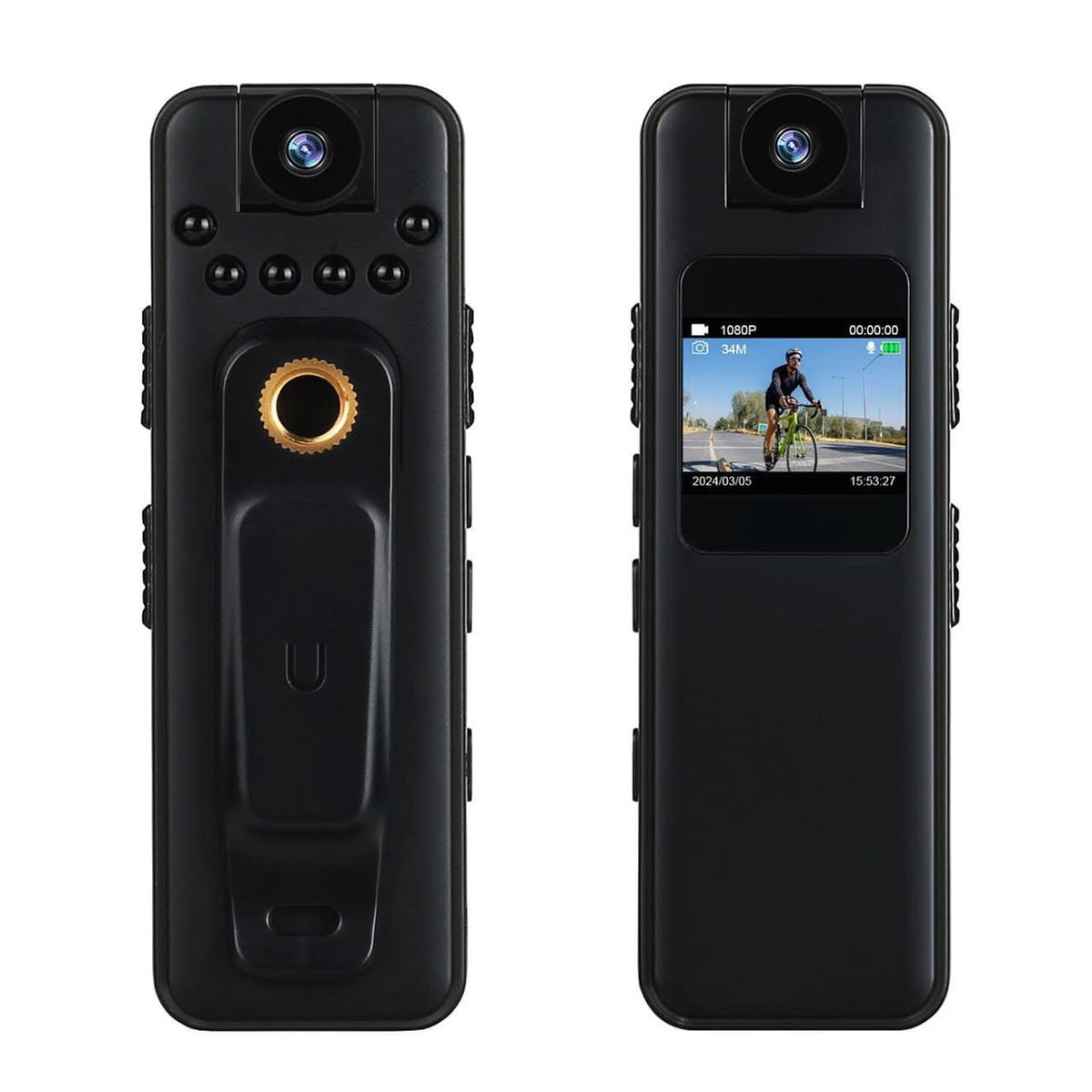 Back Clip Camera 1080P Full HD Conference Recorder ā Portable Video & Audio Recording Device