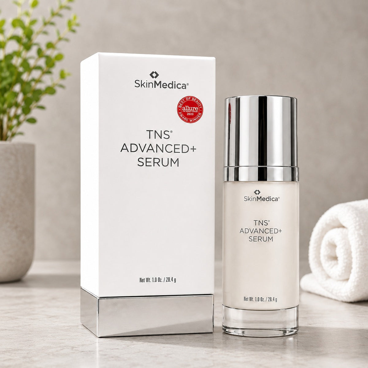 SkinMedica TNS Advanced+ Serum 1 oz / 28.4 g – Anti-Aging Facial Serum with Growth Factors & Peptides