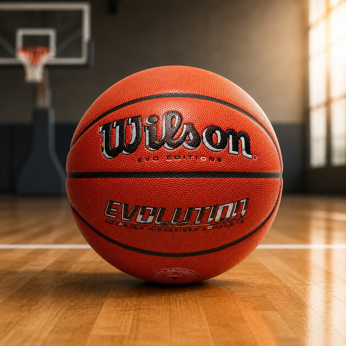 Wilson Evolution Basketball | Official Size Indoor Game Basketball | Premium Performance Basketball