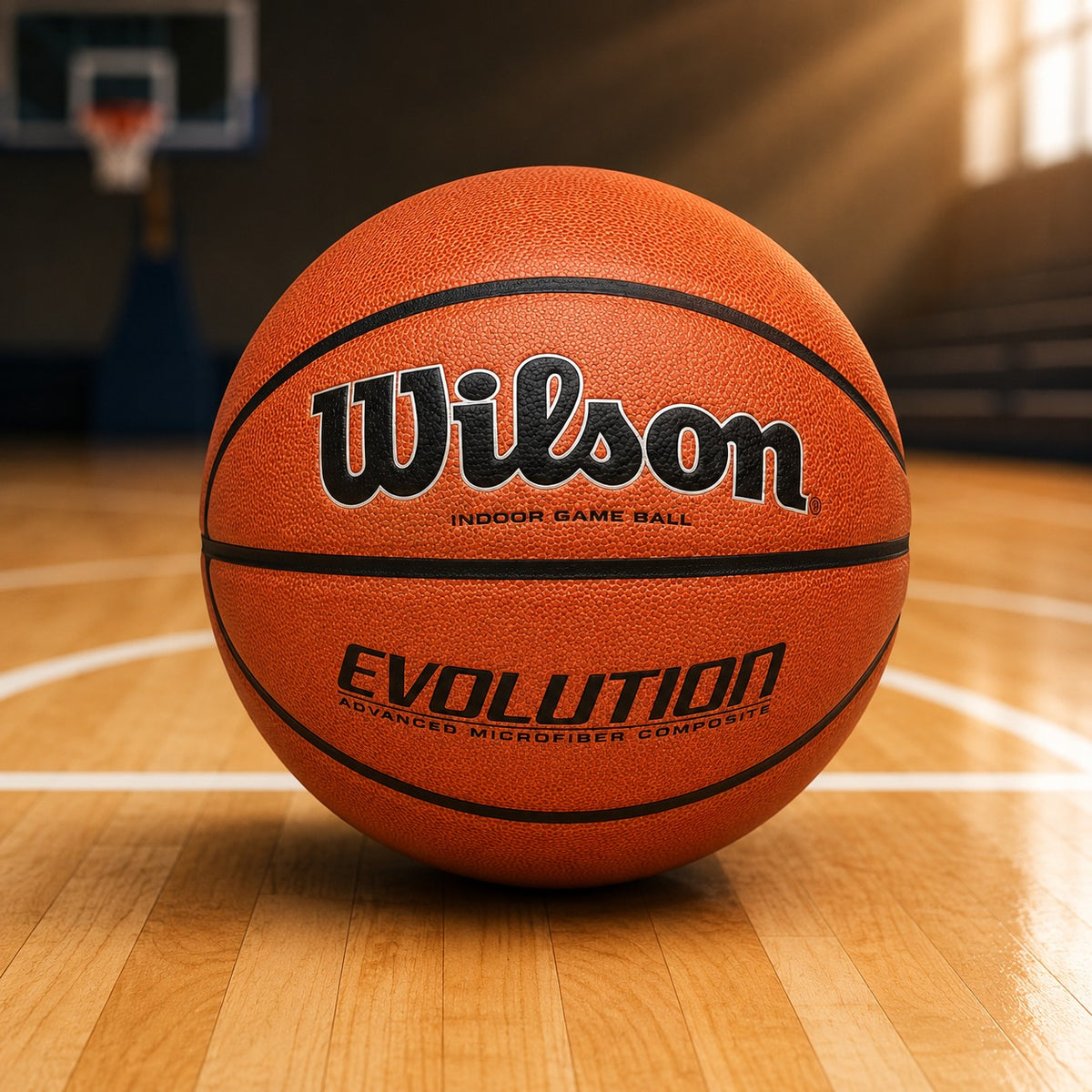 Wilson Evolution Basketball | Official Size Indoor Game Basketball | Premium Performance Basketball