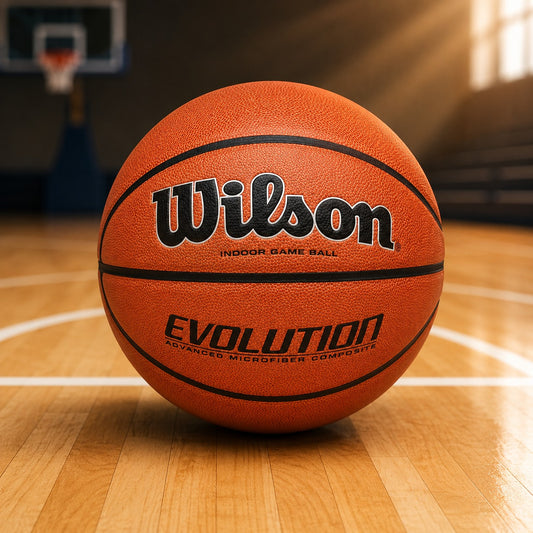 Wilson Evolution Basketball | Official Size Indoor Game Basketball | Premium Performance Basketball