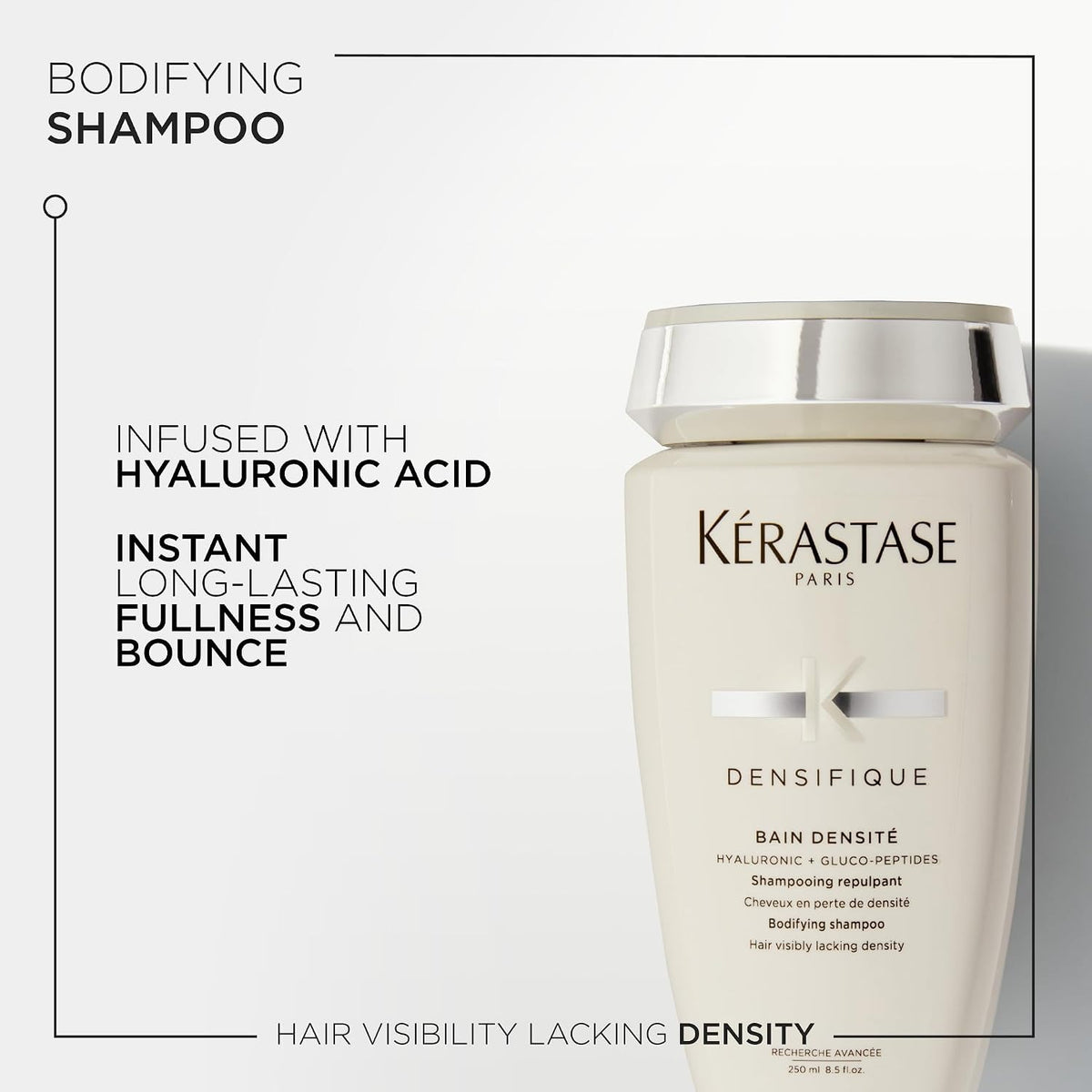 Kérastase Densifique Bain Densité Shampoo 250ml – Hair Thickening & Volumizing Shampoo