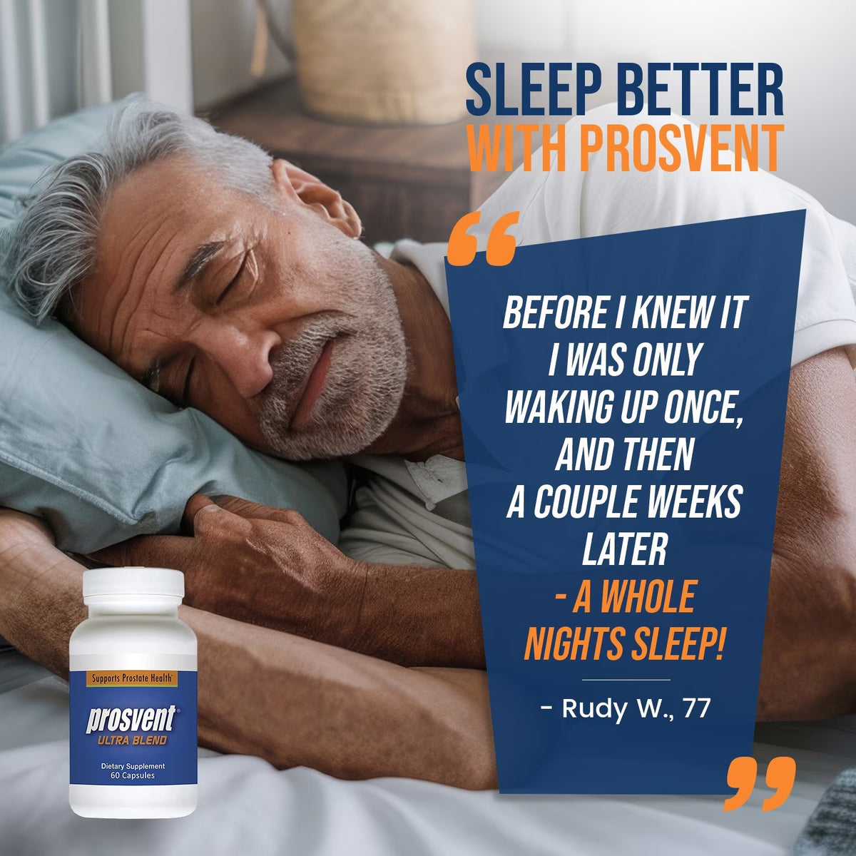 Prosevent Ultra Blend Dietary Supplement 60 Capsules | Prostate Support Formula