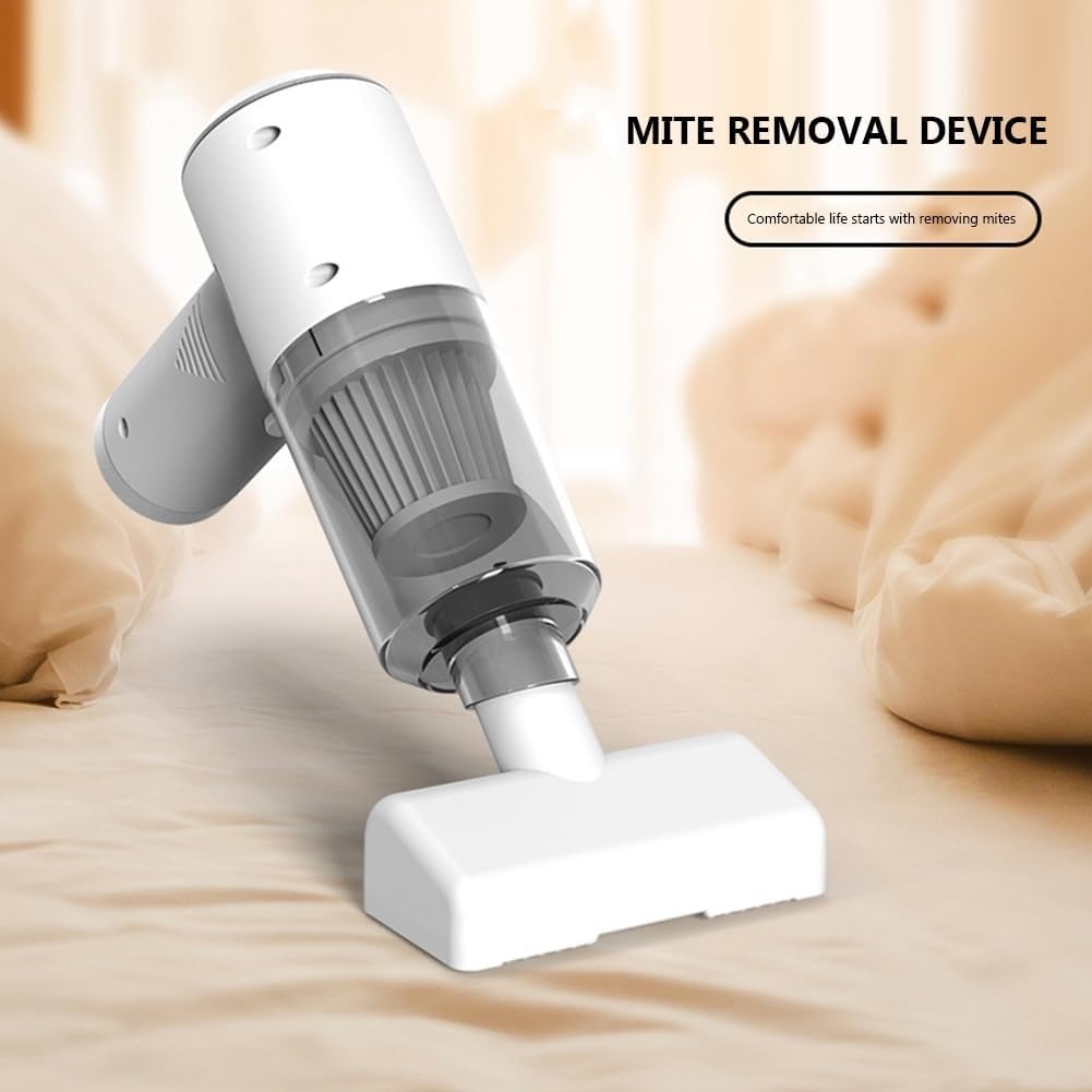 Cordless Handheld Vacuum Cleaner – Portable Mini Vacuum with Crevice & Brush Attachments