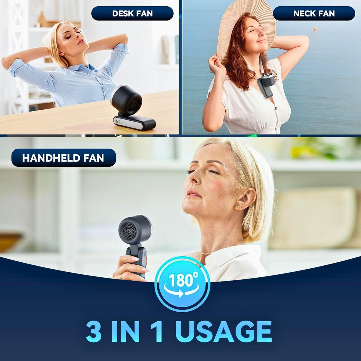 Rechargeable Electric Air Duster & Mini Handheld Blower – Cordless Compressed Air Cleaner