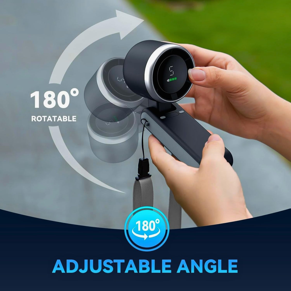 Rechargeable Electric Air Duster & Mini Handheld Blower – Cordless Compressed Air Cleaner