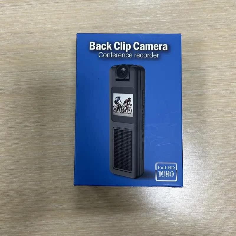 Back Clip Camera 1080P Full HD Conference Recorder – Portable Video & Audio Recording Device