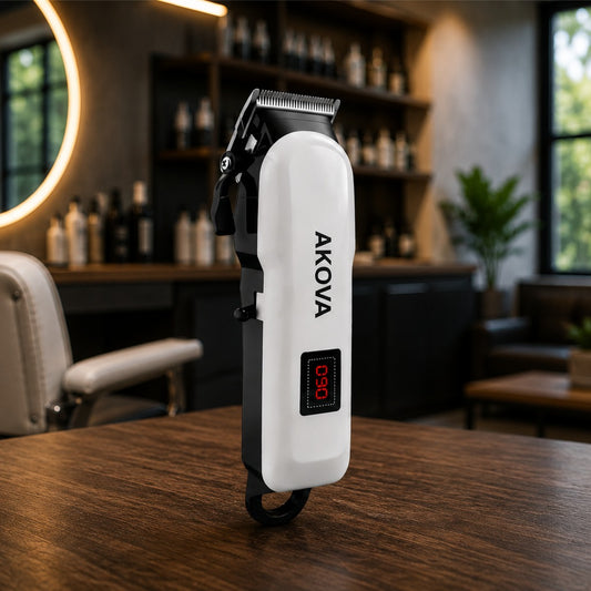 AKOVA AK-809A Professional Hair Clipper – Cordless Rechargeable Trimmer with Adjustable Blade